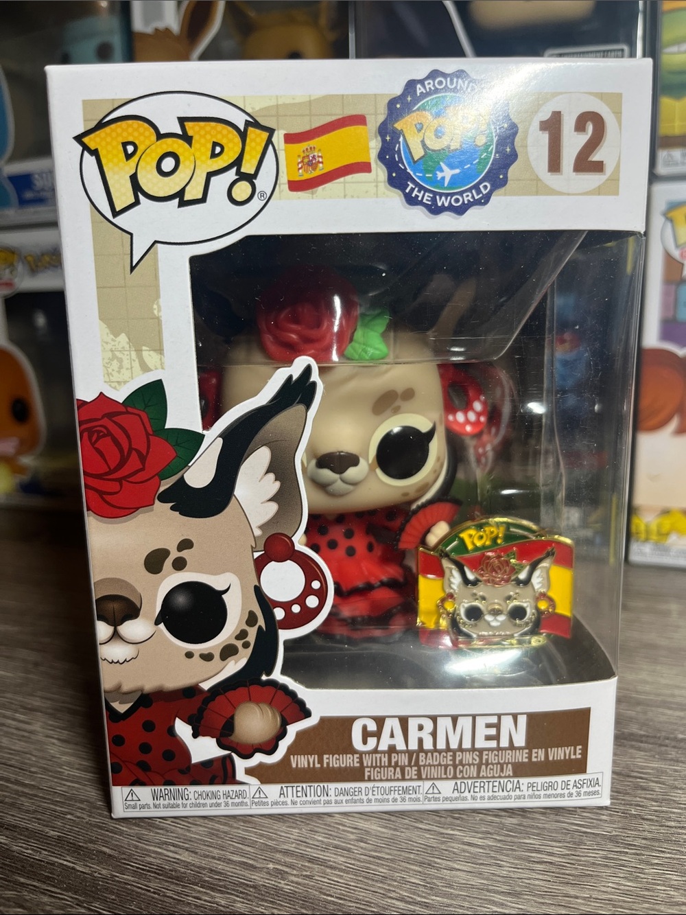 Funko Pop! Carmen Vinyl Figure in Red, Black, and Green